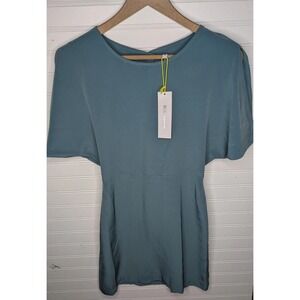 NWT & Tiny Defect BCBG Generation Woman Sage Mini Dress Open Cocktail Size 2